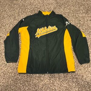 Oakland Athletics A’s Majestic Dugout Full Zip Jacket XXL